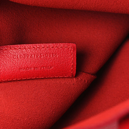 Saint Laurent Calfskin Large Shopping Tote Red 8 of 18