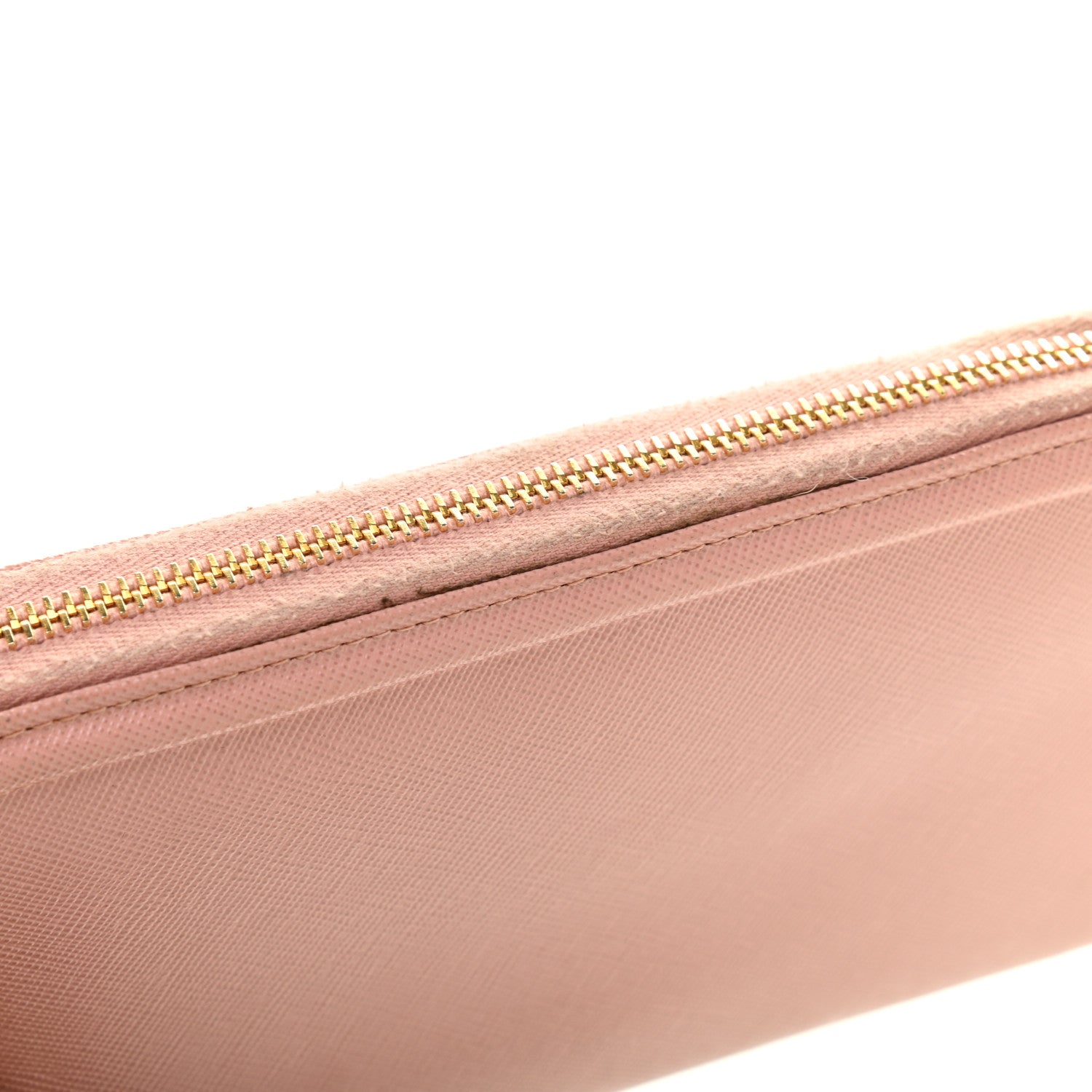 Prada Saffiano Metal Zip Around Wallet Pesco 16 of 16