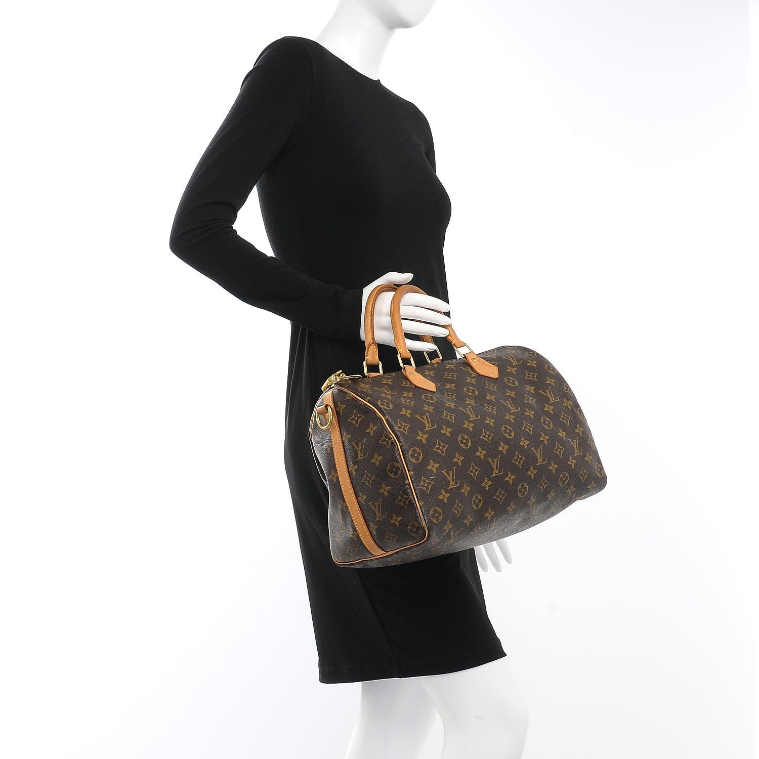 Louis Vuitton Monogram Speedy Bandouliere 35 2 of 15
