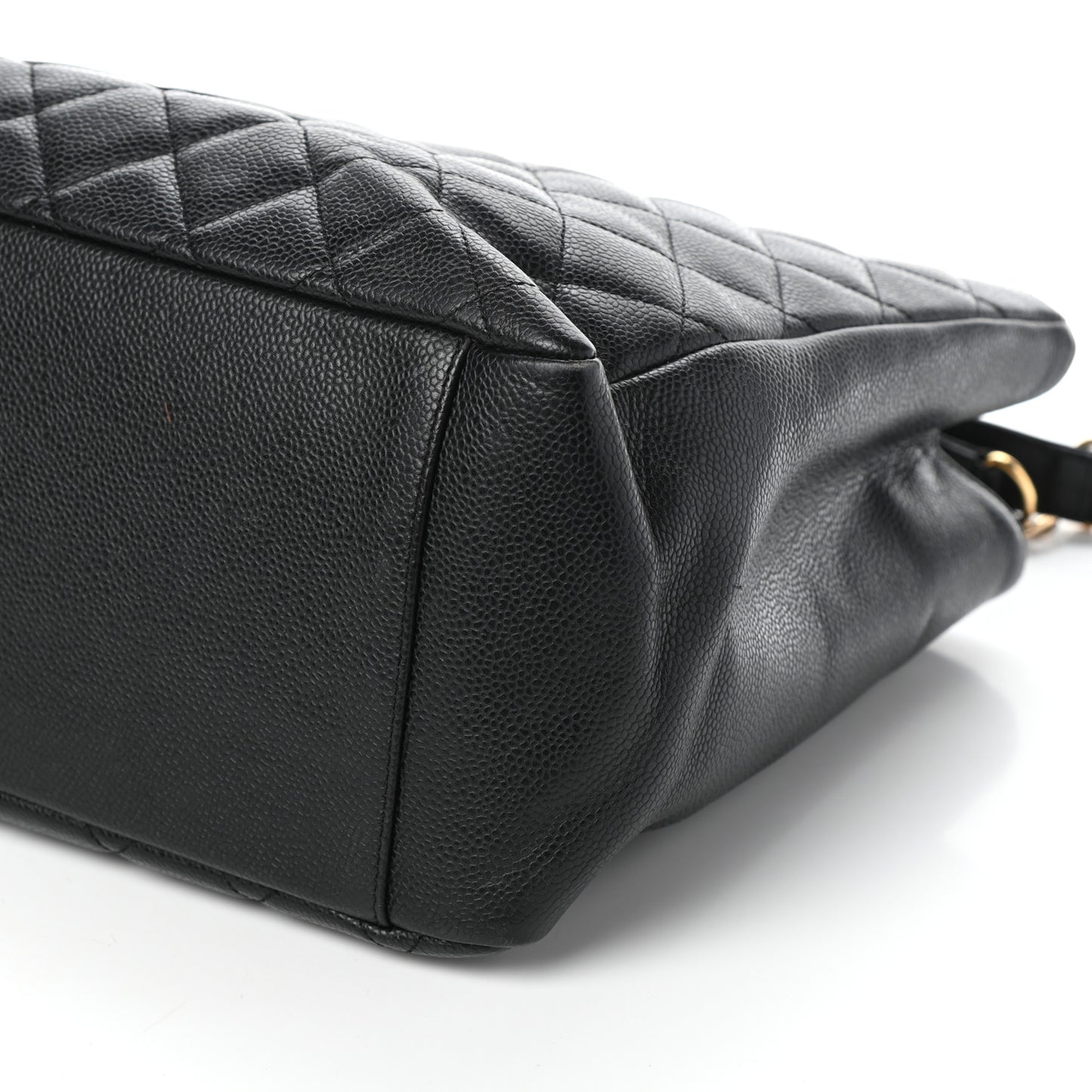 Caviar Quilted Grand Shopping Tote GST Black