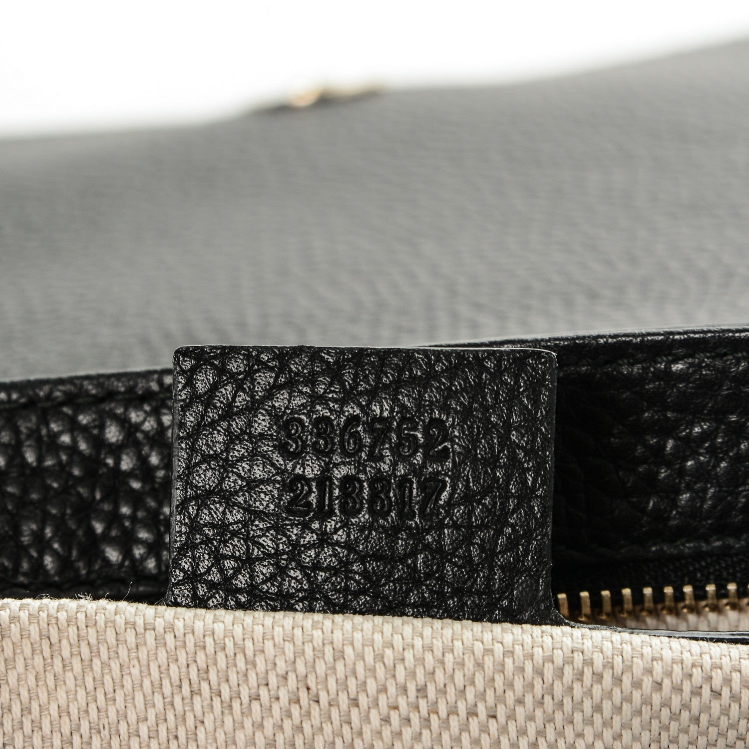 Gucci Pebbled Calfskin Medium Soho Flap Crossbody Black 8 of 8