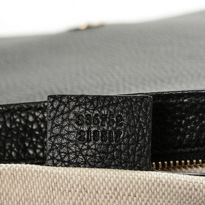 Gucci Pebbled Calfskin Medium Soho Flap Crossbody Black 8 of 8