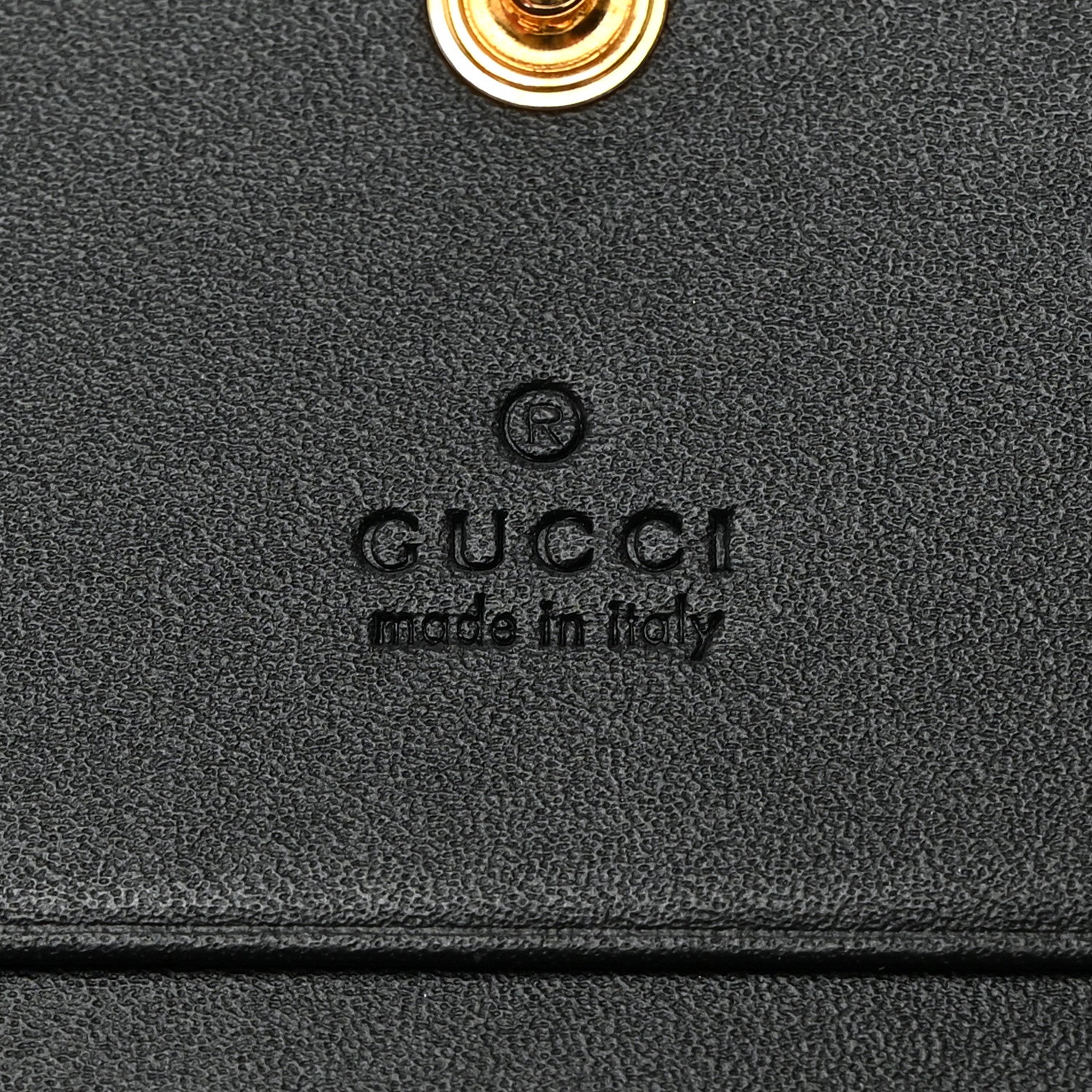 Gucci Calfskin Diagonal GG Card Case Black 6 of 7