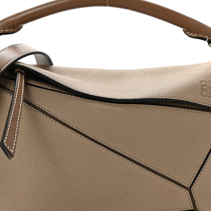 Loewe Grained Calfskin Small Puzzle Bag Sand Mink 9 of 12