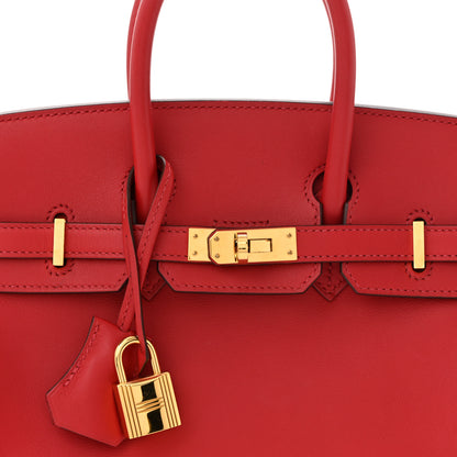 Hermes Swift Birkin 25 Rouge Piment 8 of 10