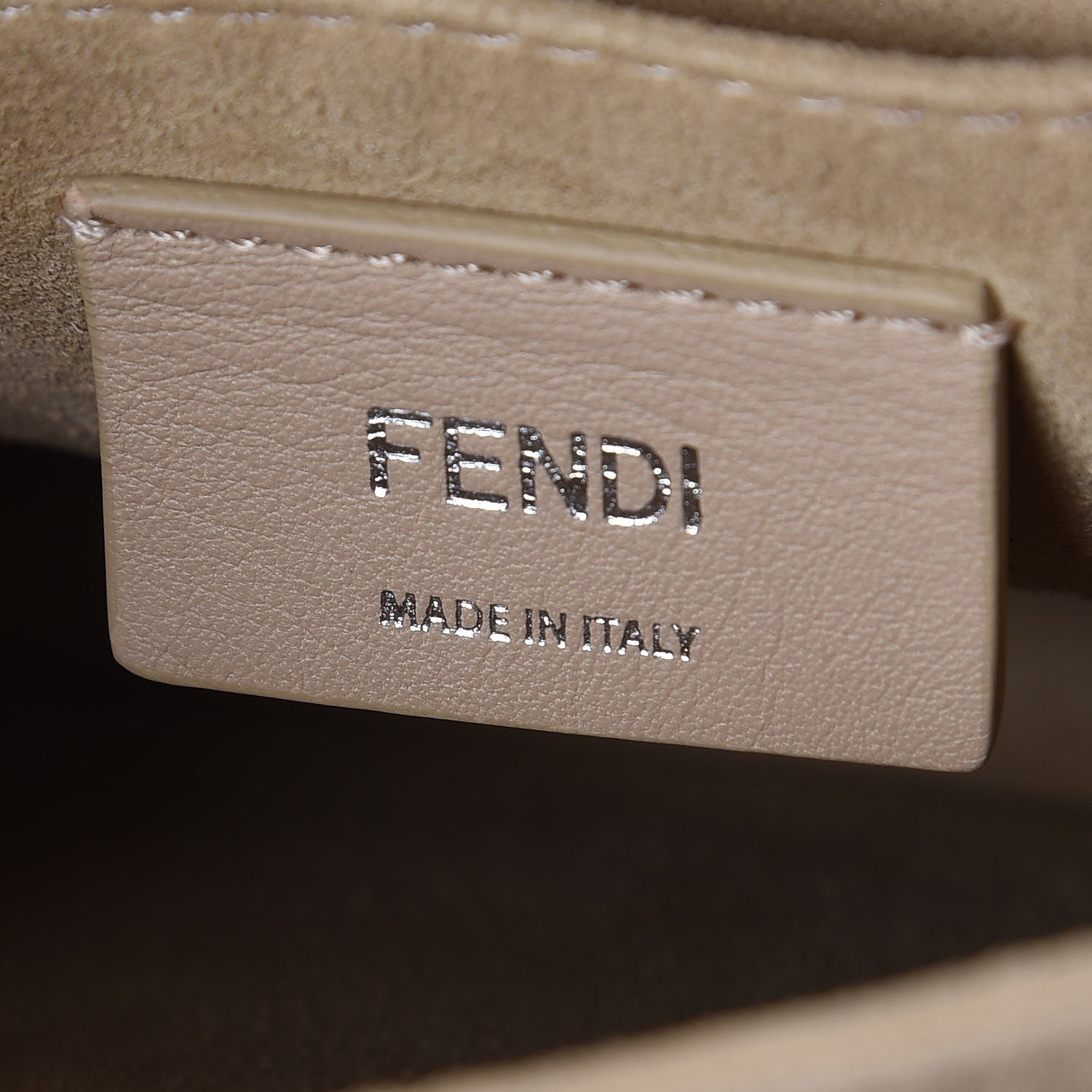 Fendi Shearling Calfskin Macro FF 1974 Diagonal Mania Kan I Shoulder Bag Multicolor 7 of 9