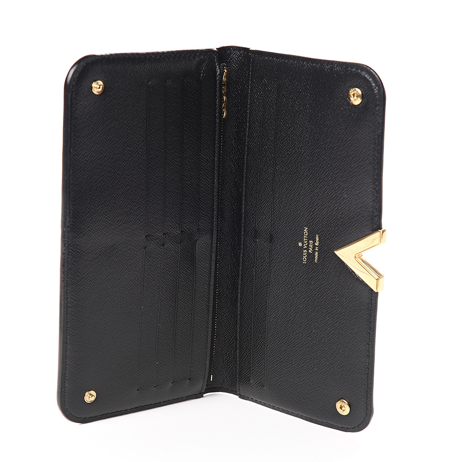 Louis Vuitton Monogram Monogram Kimono Wallet Black 4 of 8