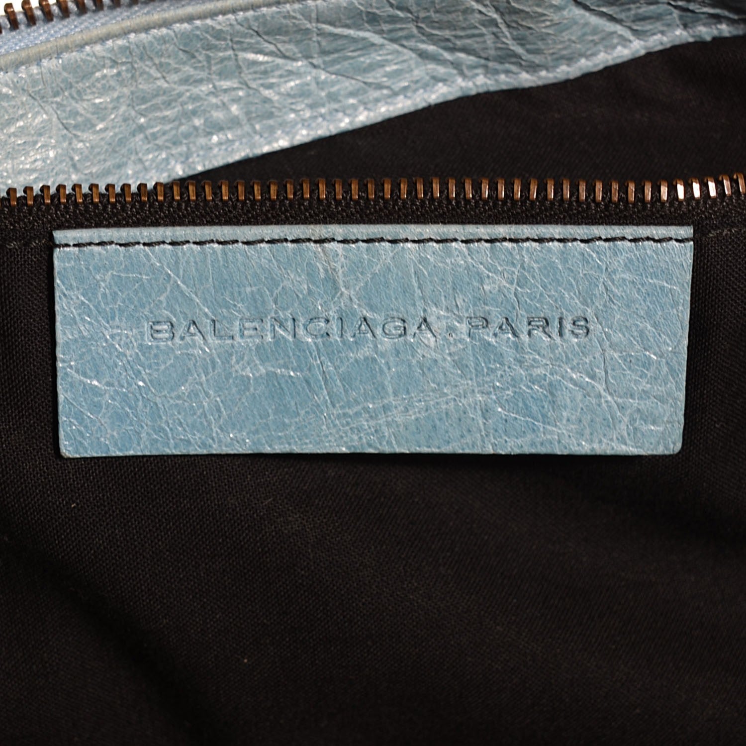 Balenciaga Chevre Classic Hardware Work Sky Blue 12 of 13