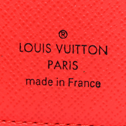 Louis Vuitton Taigarama Pocket Organizer NM Fire Red 6 of 7