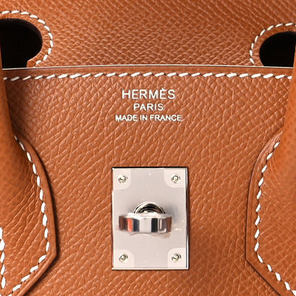 Hermes Epsom Birkin Sellier 25 Gold 5 of 10