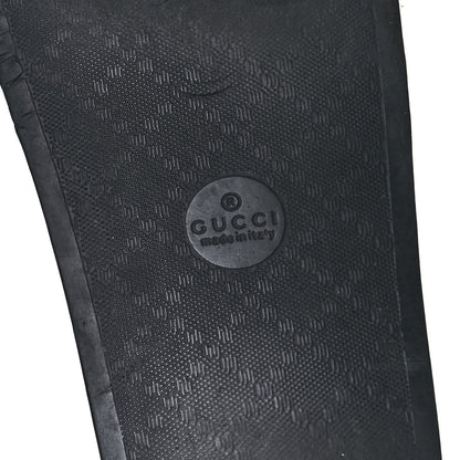 Gucci Rubber GG Monogram Mens Slide Sandals 7 Black 6 of 7