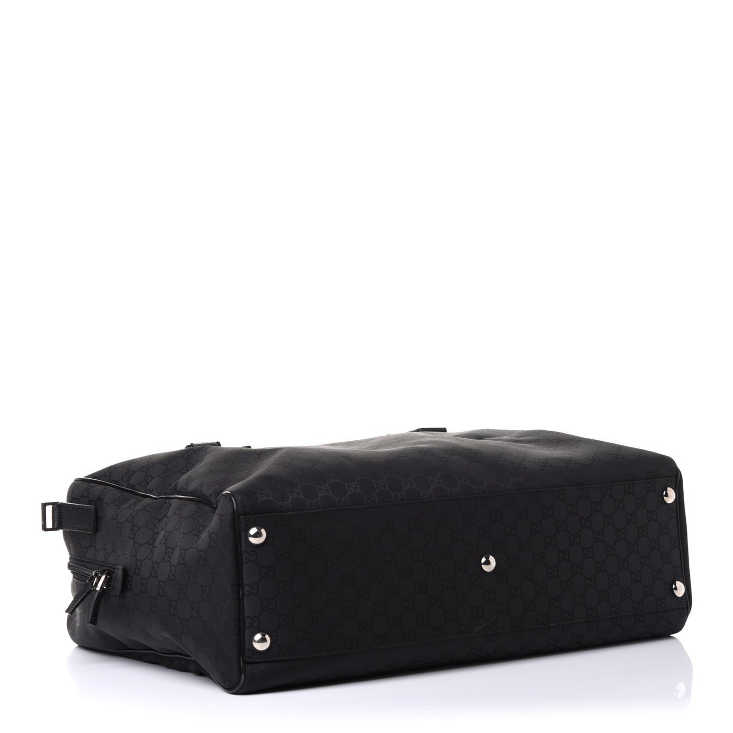 Nylon Monogram Large Duffle Bag Black
