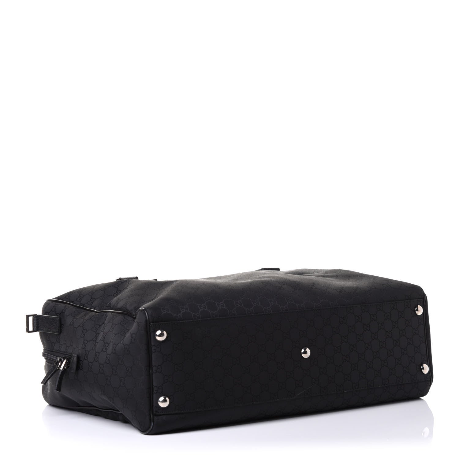 Gucci Nylon Monogram Large Duffle Bag Black 4 of 11