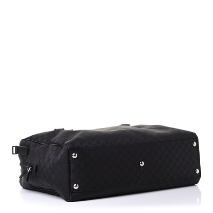 Gucci Nylon Monogram Large Duffle Bag Black 4 of 11
