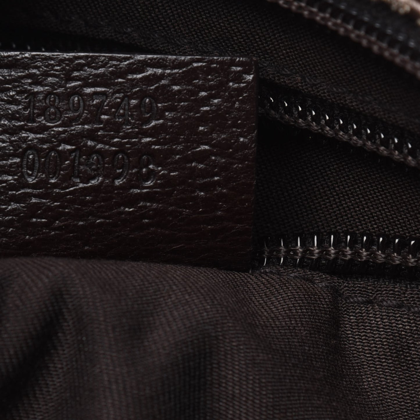 Monogram Web Small Flat Messenger Crossbody Dark Brown