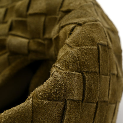 Bottega Veneta Suede Intrecciato Large Hop Mud 12 of 12