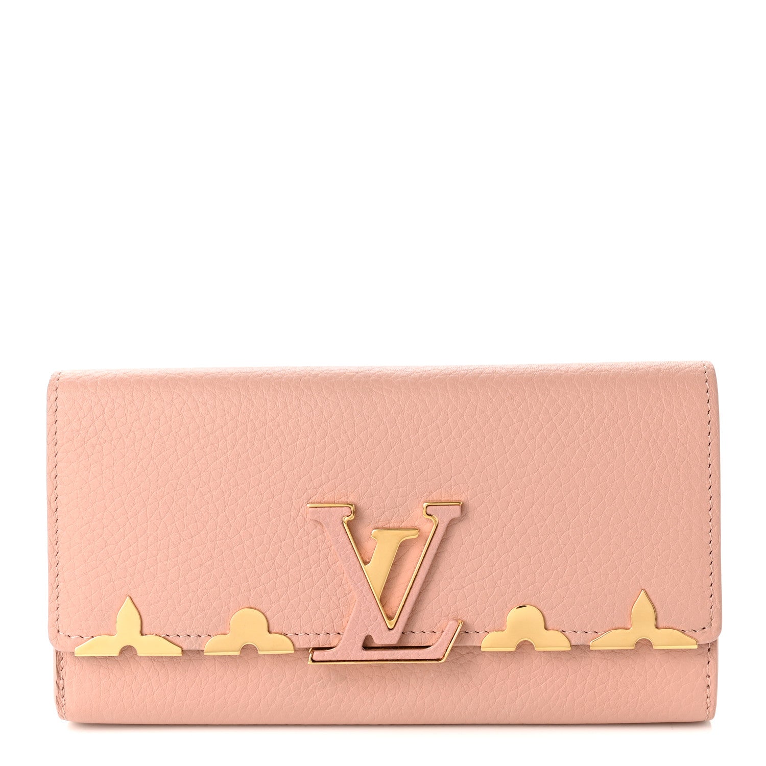 Louis Vuitton Taurillon Embellished Capucines Long Wallet Magnolia 1 of 8