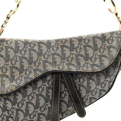 Christian Dior Monogram Saddle Bag Blue 8 of 18