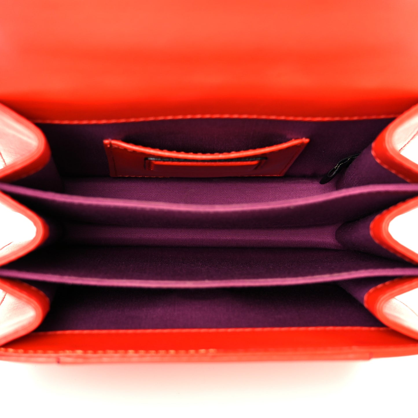 Calfskin Serpenti Forever Top Handle Red