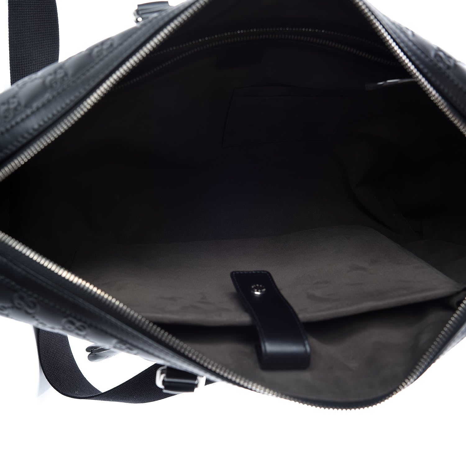 Gucci Guccissima Signature Eden Briefcase Black 7 of 14