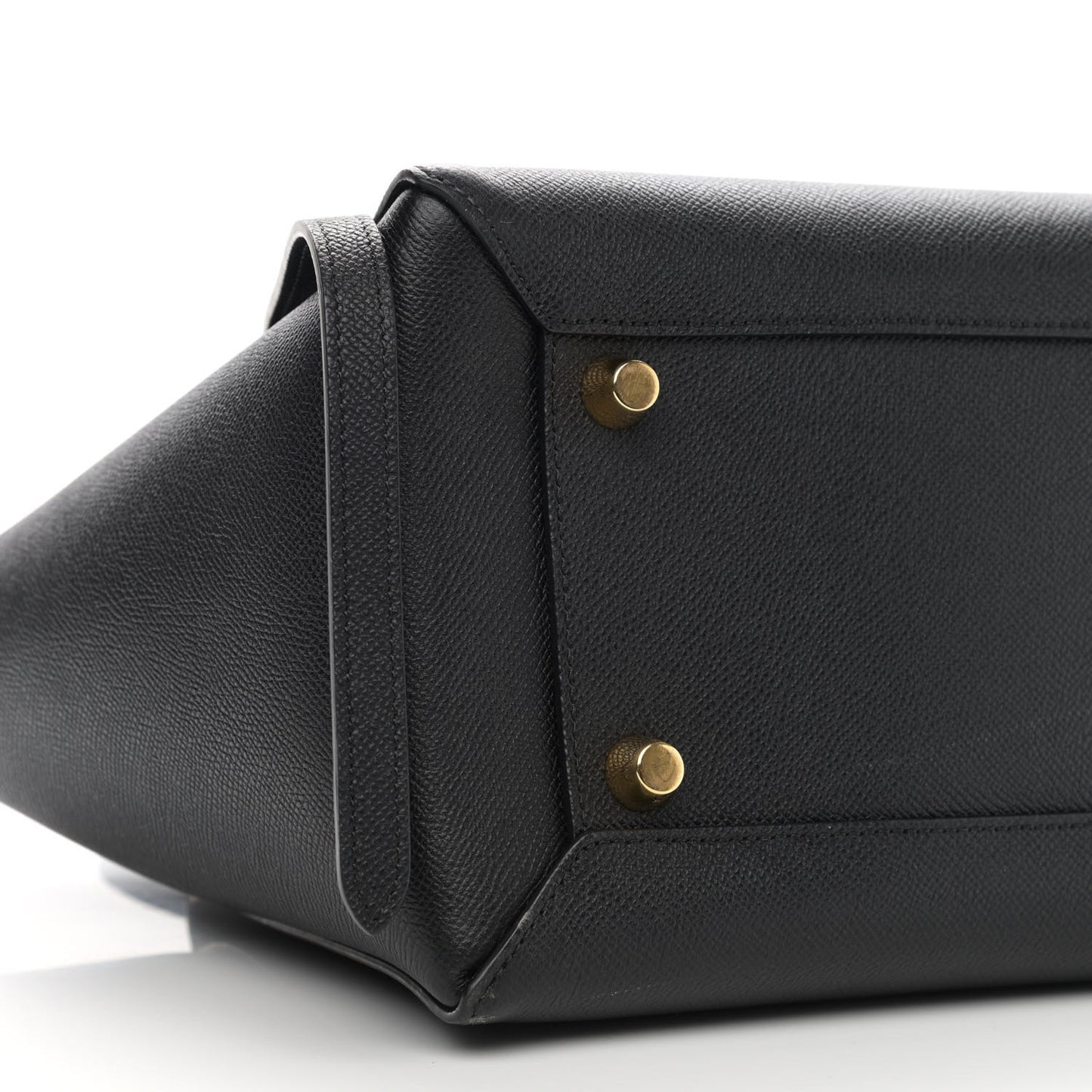 Grained Calfskin Mini Belt Bag Black