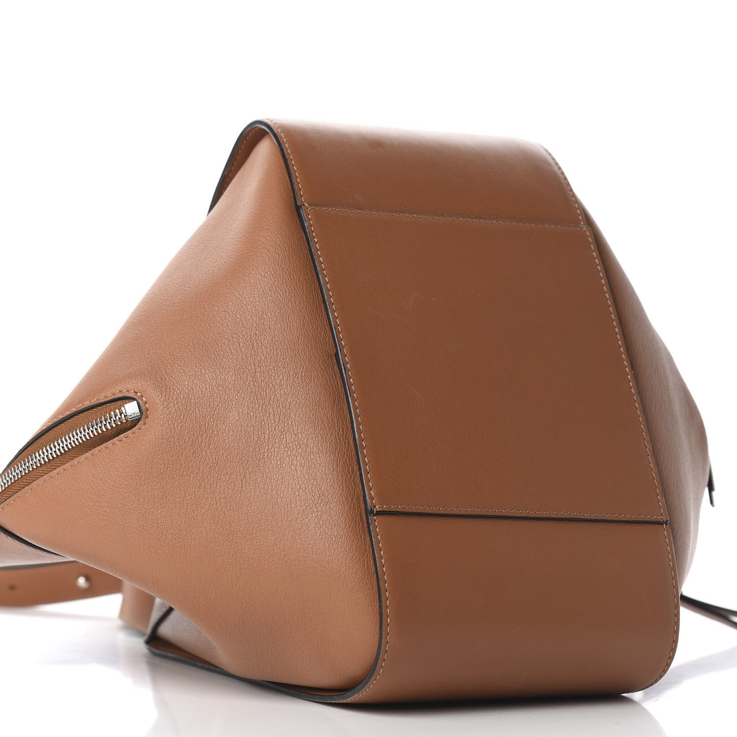 Calfskin Small Hammock Shoulder Bag Tan