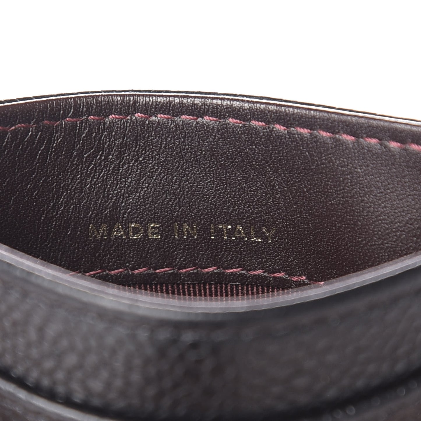 Caviar Quilted Card Holder Black