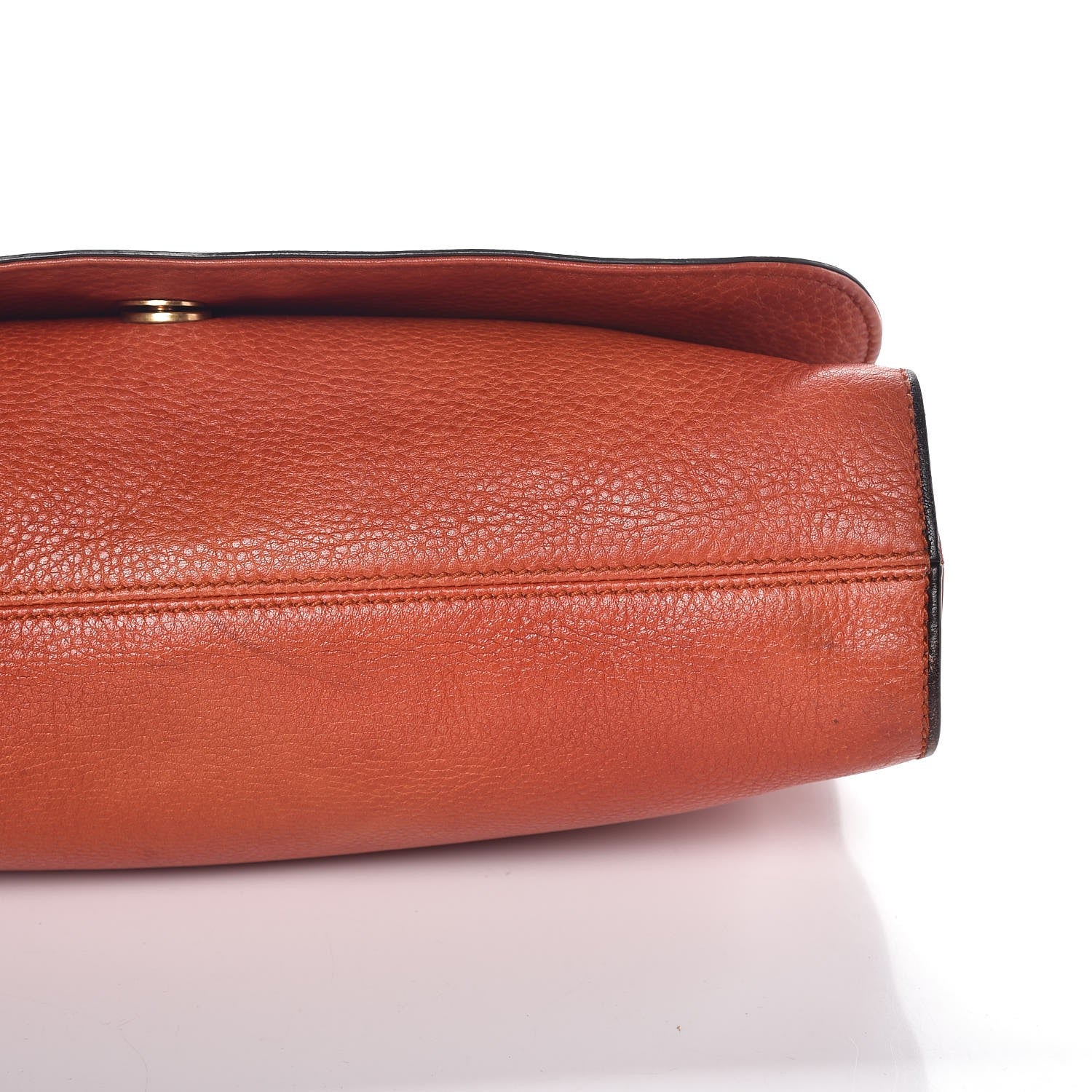 Gucci Calfskin Harness Shoulder Bag New Rust 18 of 20