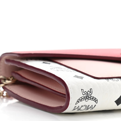 MCM Visetos Large Patricia Wallet On Chain Block Pink 5 of 11