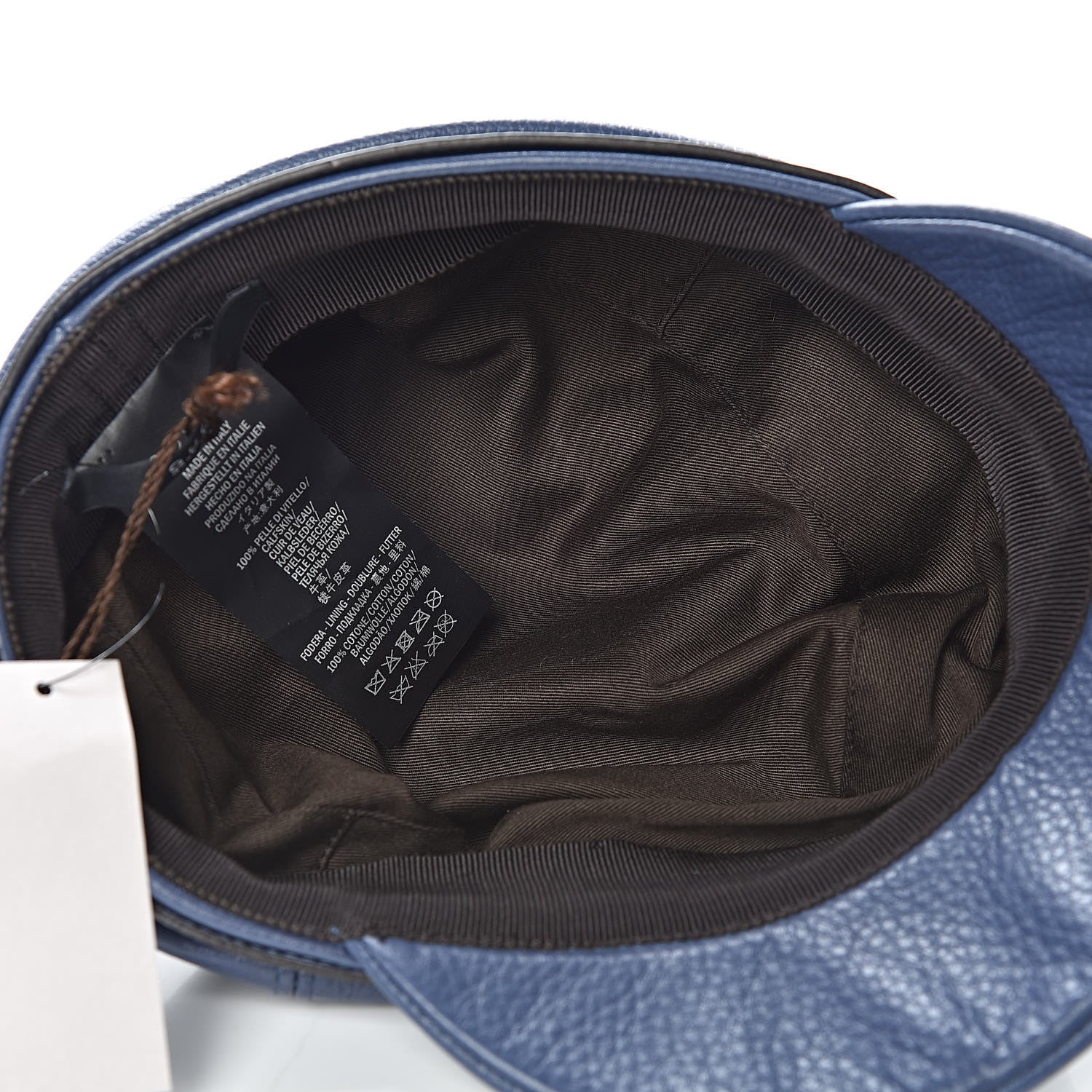 Gucci Calfskin Cellarius Hat S Washed Indigo 7 of 7