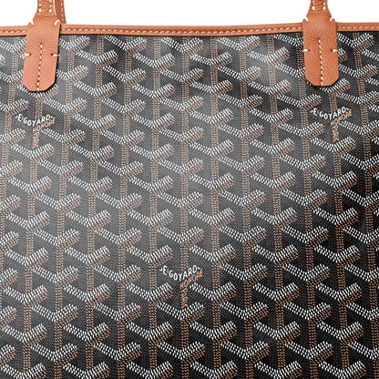 Goyard Goyardine Artois MM Black Gold 8 of 10
