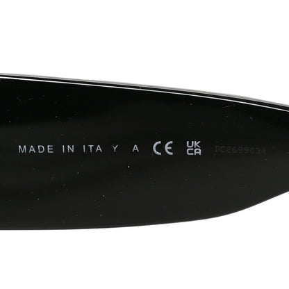Chanel Acetate Quilted CC Rectangle Sunglasses 5483-A Black 6 of 7