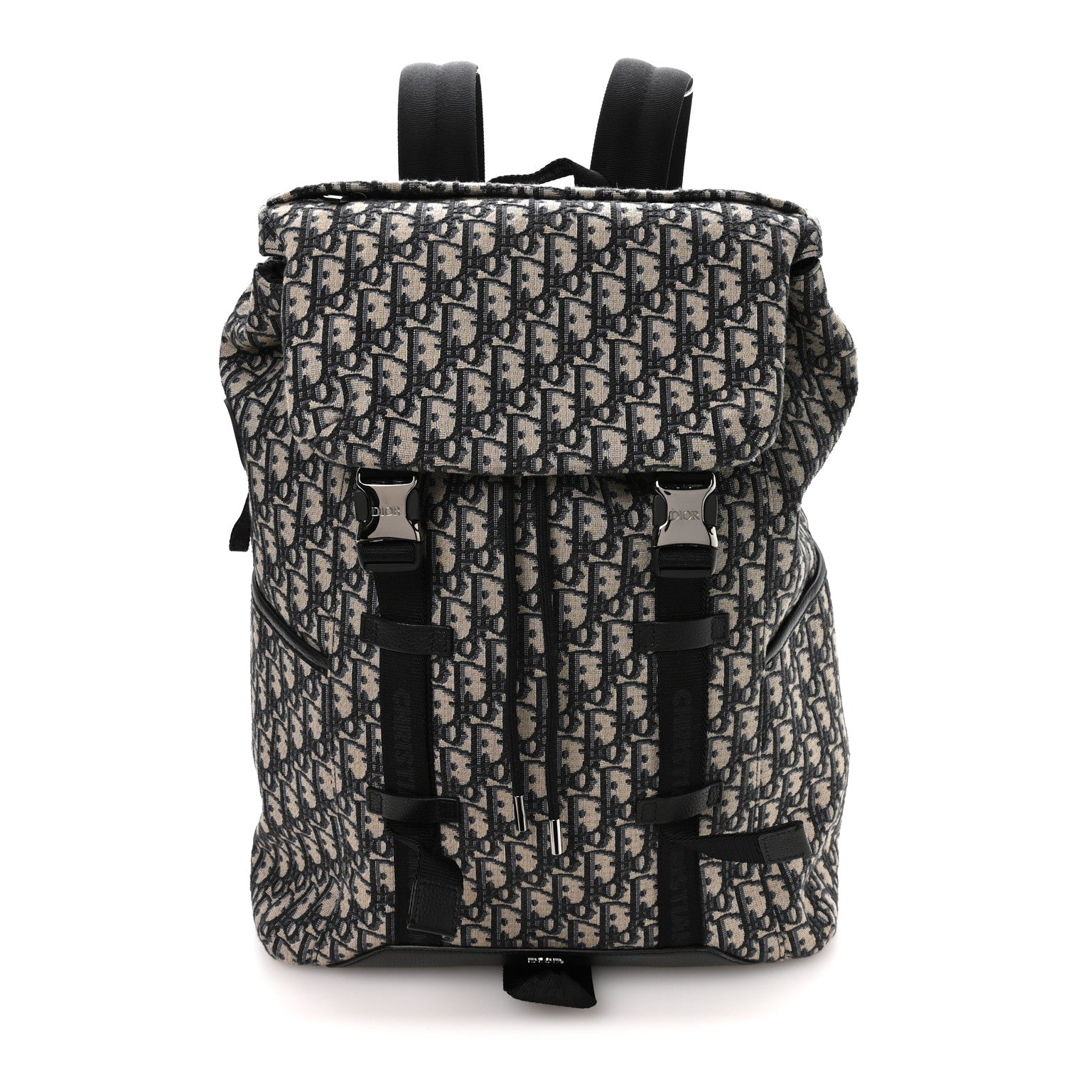 Christian Dior Oblique Explorer Backpack Blue Black 1 of 9