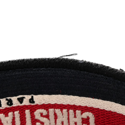 Christian Dior Velvet Cannage Headband Black Red 6 of 6