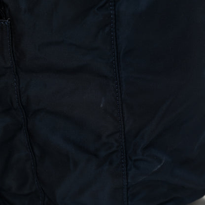 Prada Tessuto Nylon Saffiano Medium Backpack Blue 10 of 11
