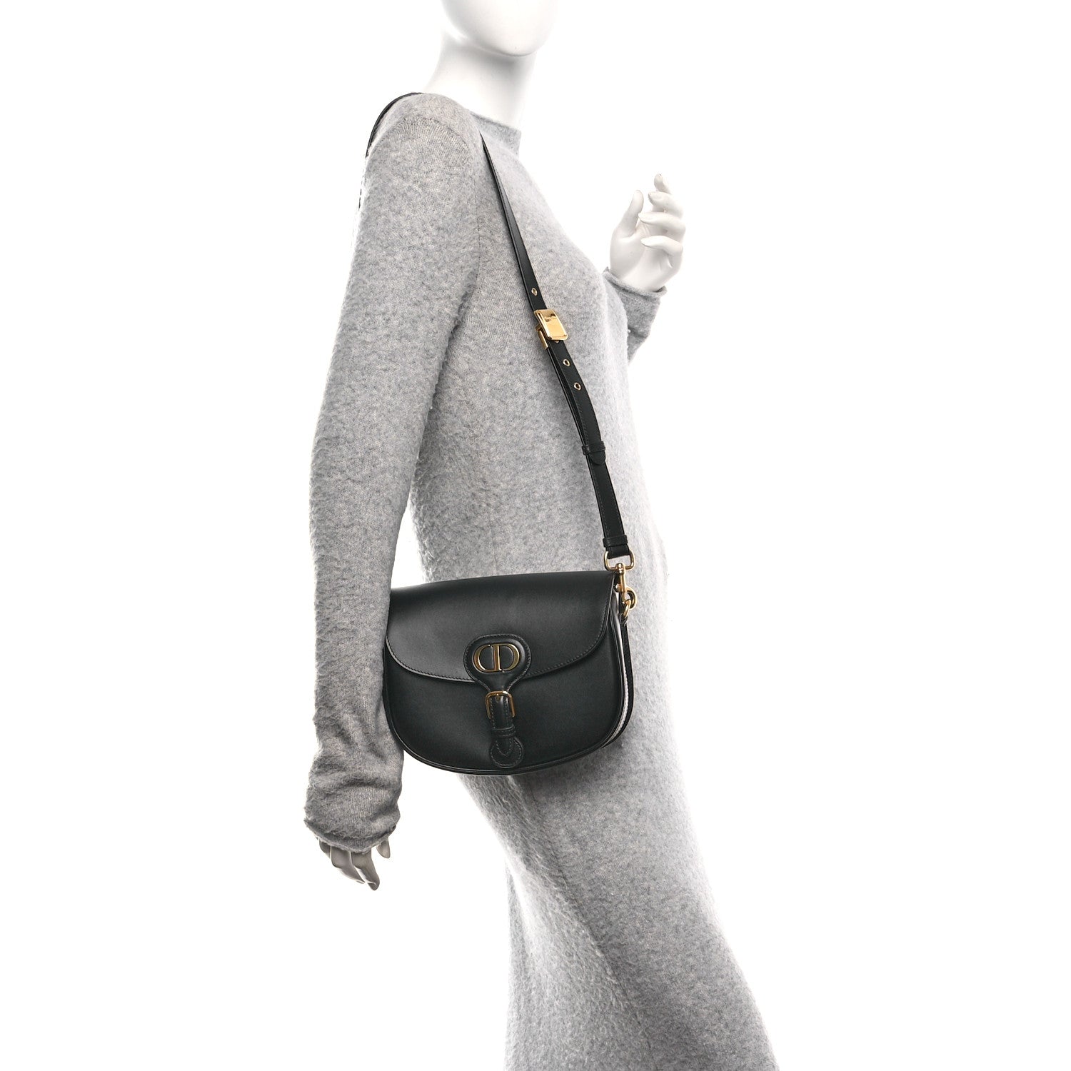 Christian Dior Box Calfskin Medium Bobby Flap Black 2 of 9