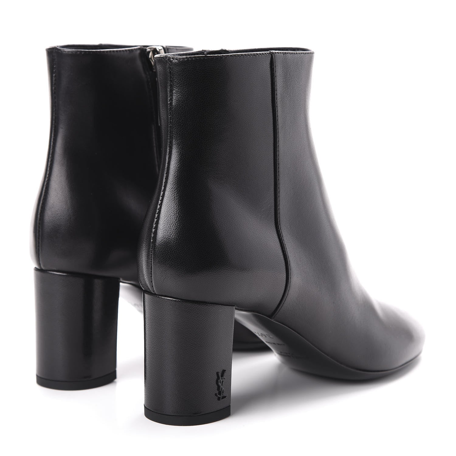 Saint Laurent Nappa Loulou Ankle Zip Boot 36.5 Black 4 of 9