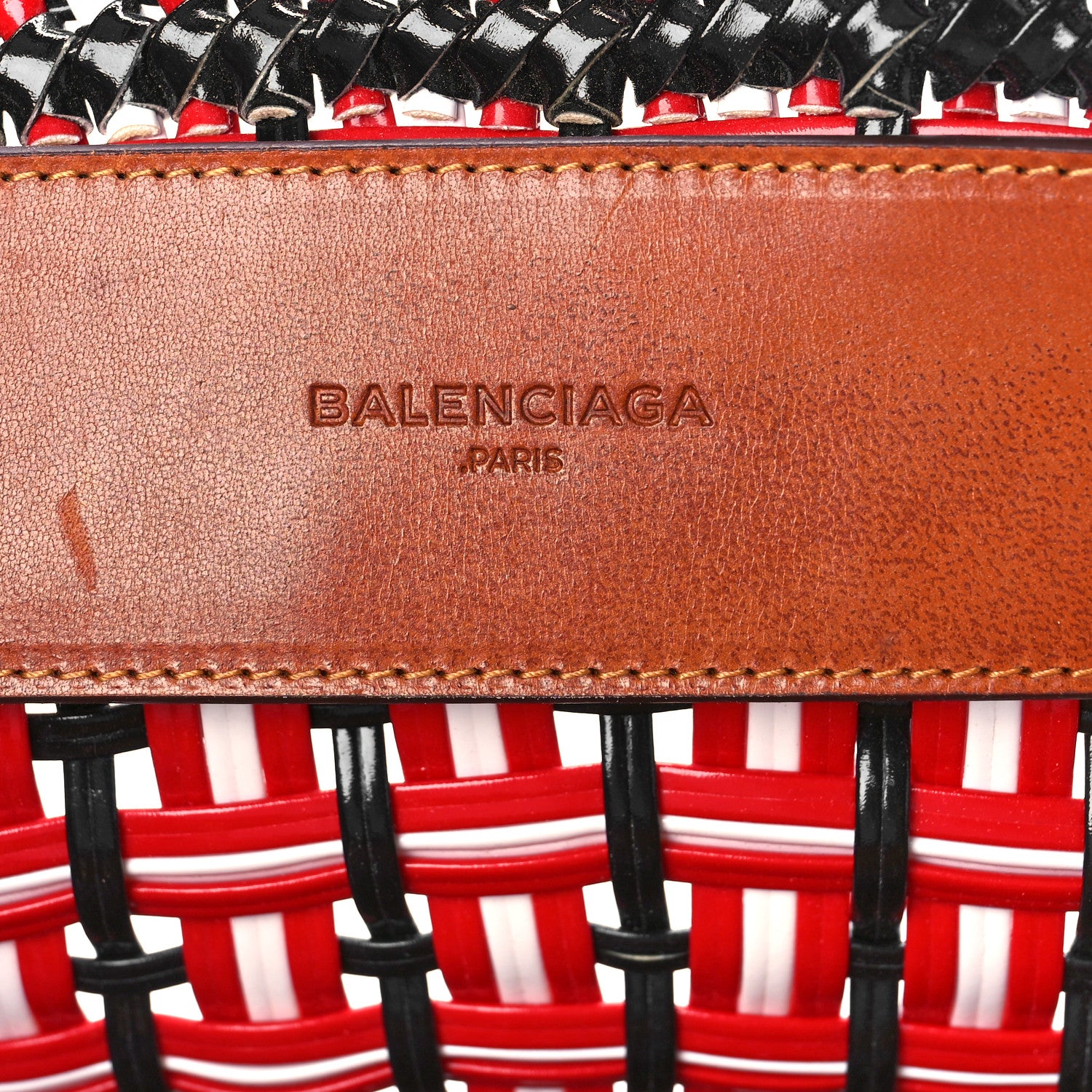 Balenciaga PU Calfskin Bistrot Panier Tote 6 of 9