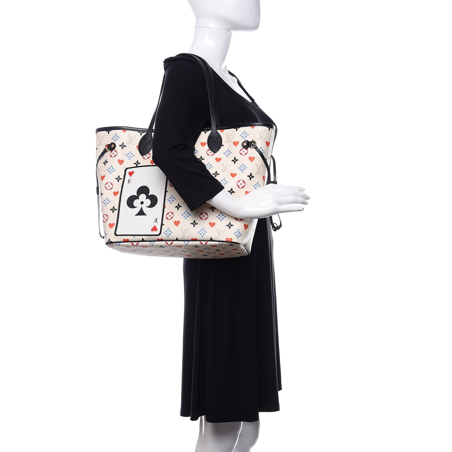 Louis Vuitton Game On Neverfull MM White 2 of 11