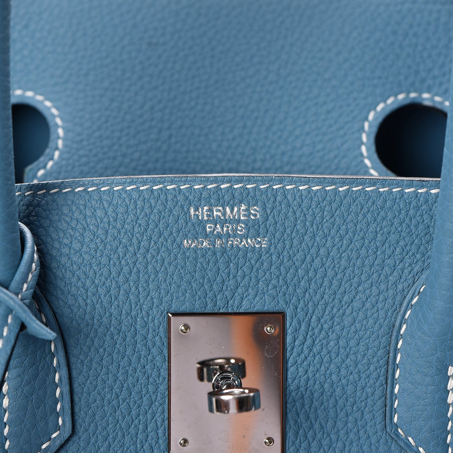 Togo Birkin 35 Blue Jean