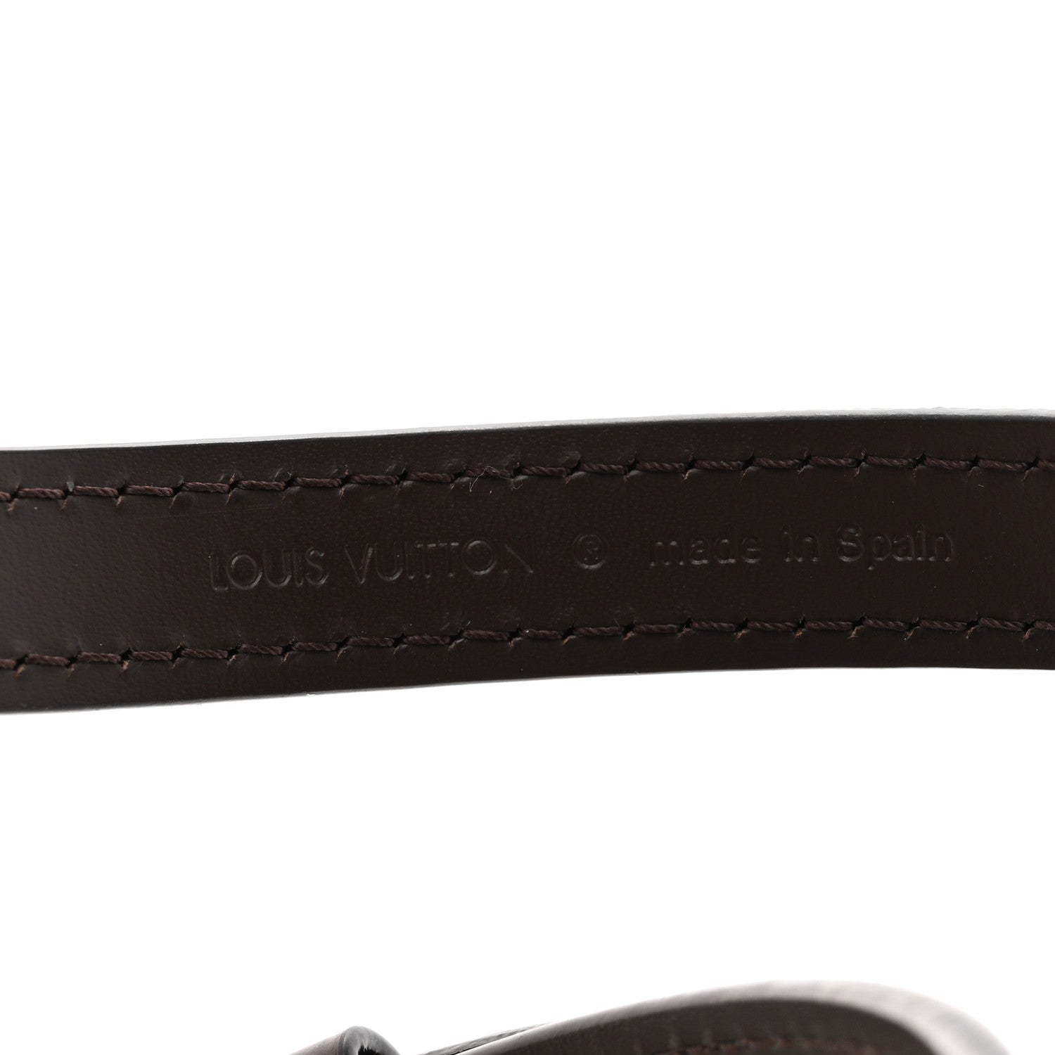 Louis Vuitton Calfskin 16mm Adjustable Shoulder Strap Ebene 4 of 4