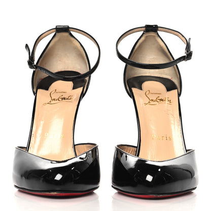 Christian Louboutin Patent Dollyla 100 Pumps 38 Black 3 of 9