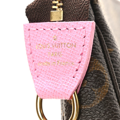 Louis Vuitton Monogram 2022 Christmas Animation Paris Mini Pochette Accessories Pink 12 of 17