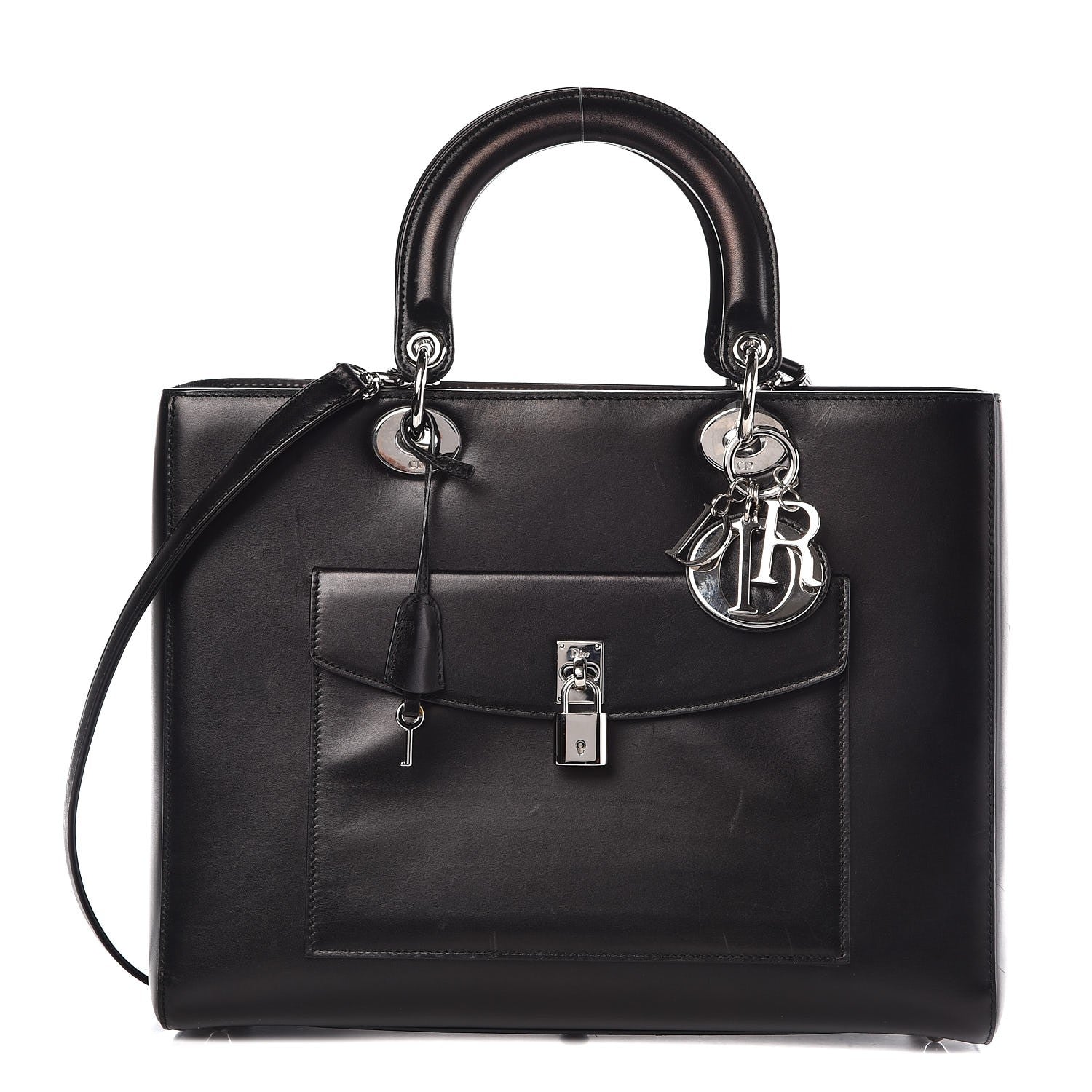 Christian Dior Calfskin Large Lady Dior Pockets Black 1 of 10