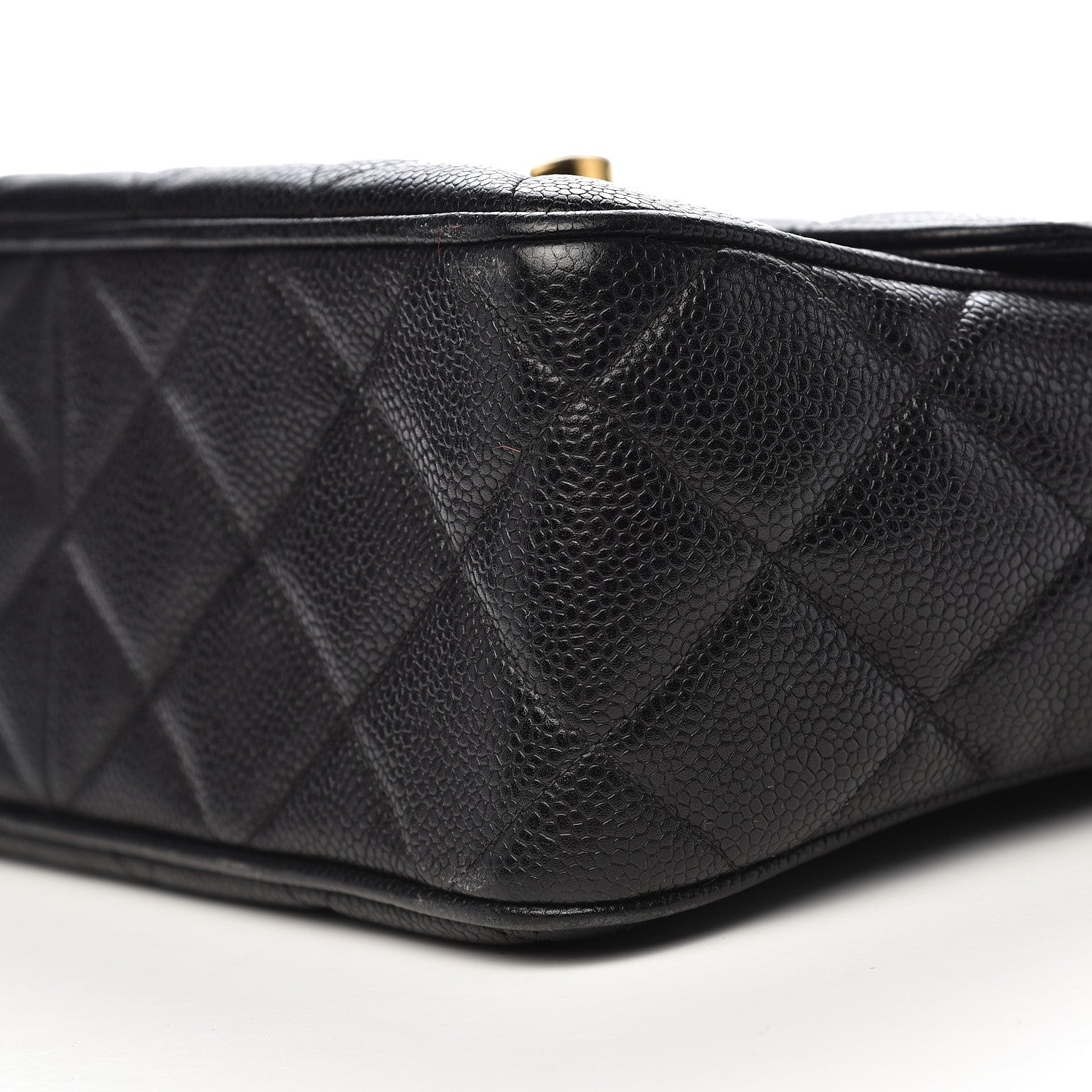Chanel Caviar Quilted Medium Single Flap Black 13 of 14