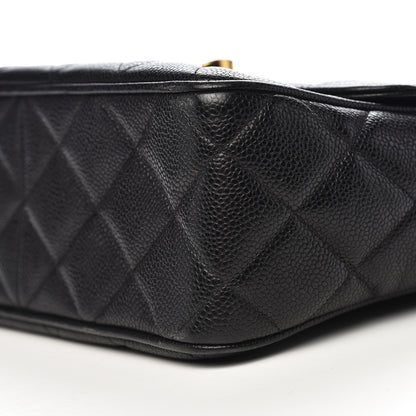 Chanel Caviar Quilted Medium Single Flap Black 13 of 14