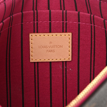Louis Vuitton Monogram Neverfull MM GM Pochette Pivoine 6 of 7