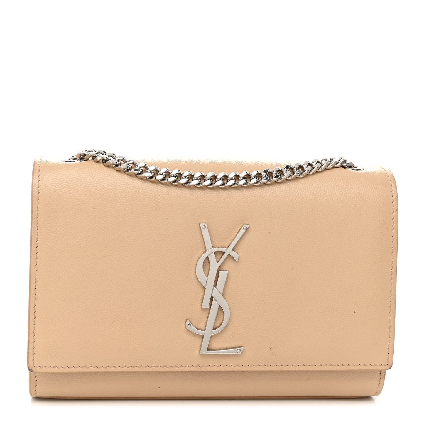 Grain De Poudre Small Monogram Kate Satchel Nude Powder