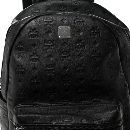 MCM Calfskin Ottomar Stark Backpack Black 8 of 10