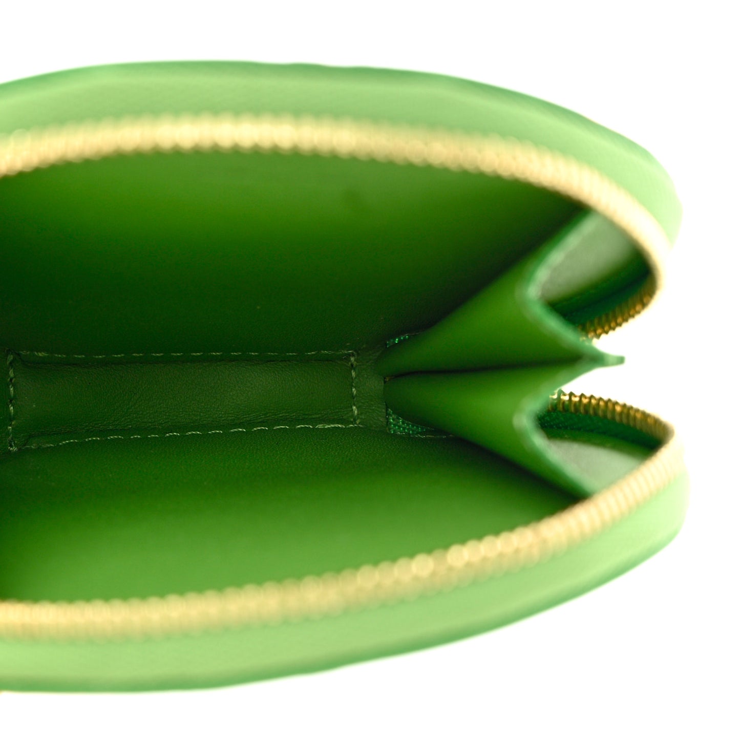 Vernis Roses Chapeau Coin Purse Vert Tonic